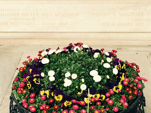 Grabgestaltung Saisonbepflanzung Frühling - (Nr. 7)