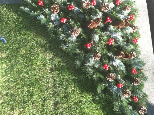 Grabgestaltung Saisonbepflanzung Winter - (Nr. 2)